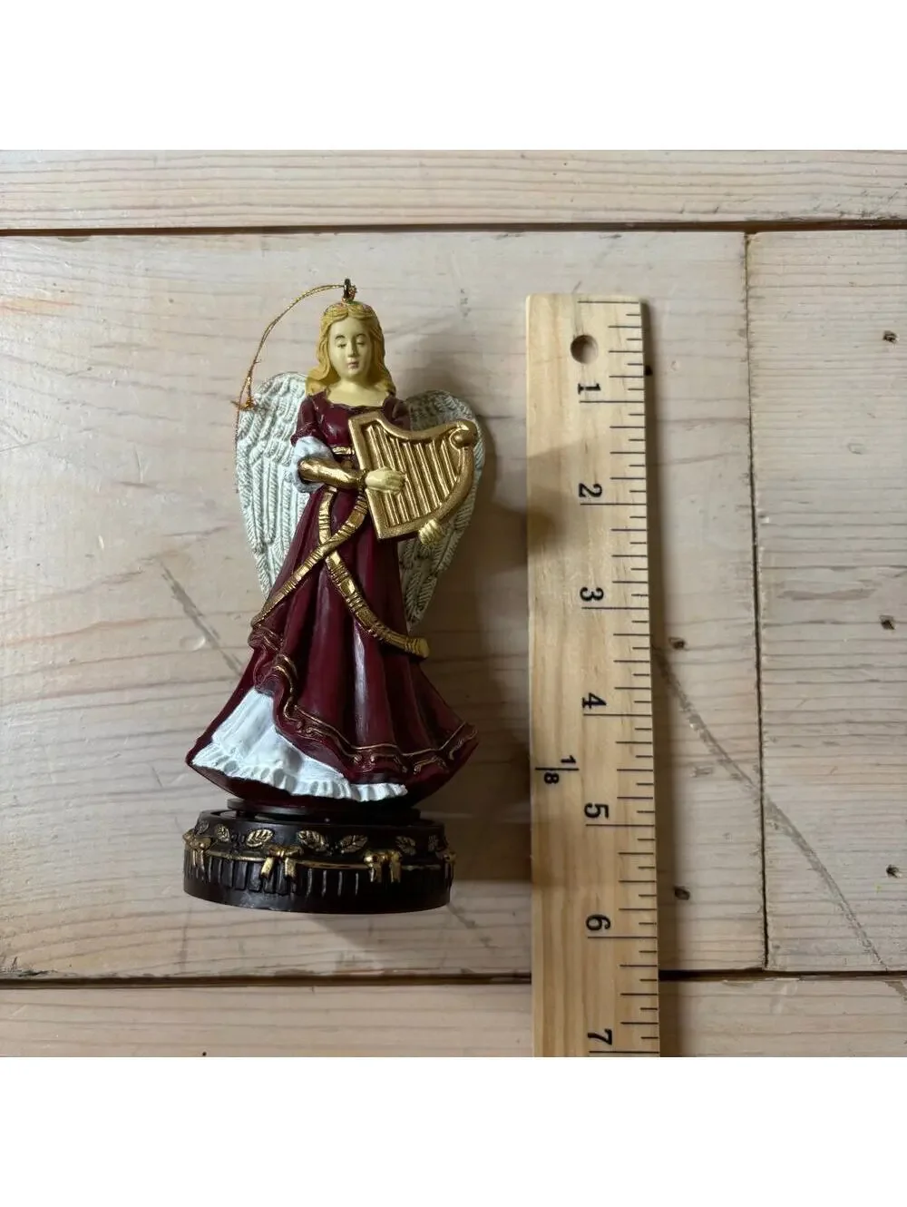 Enesco NWOT Plastic Musical Angel Christmas Ornament